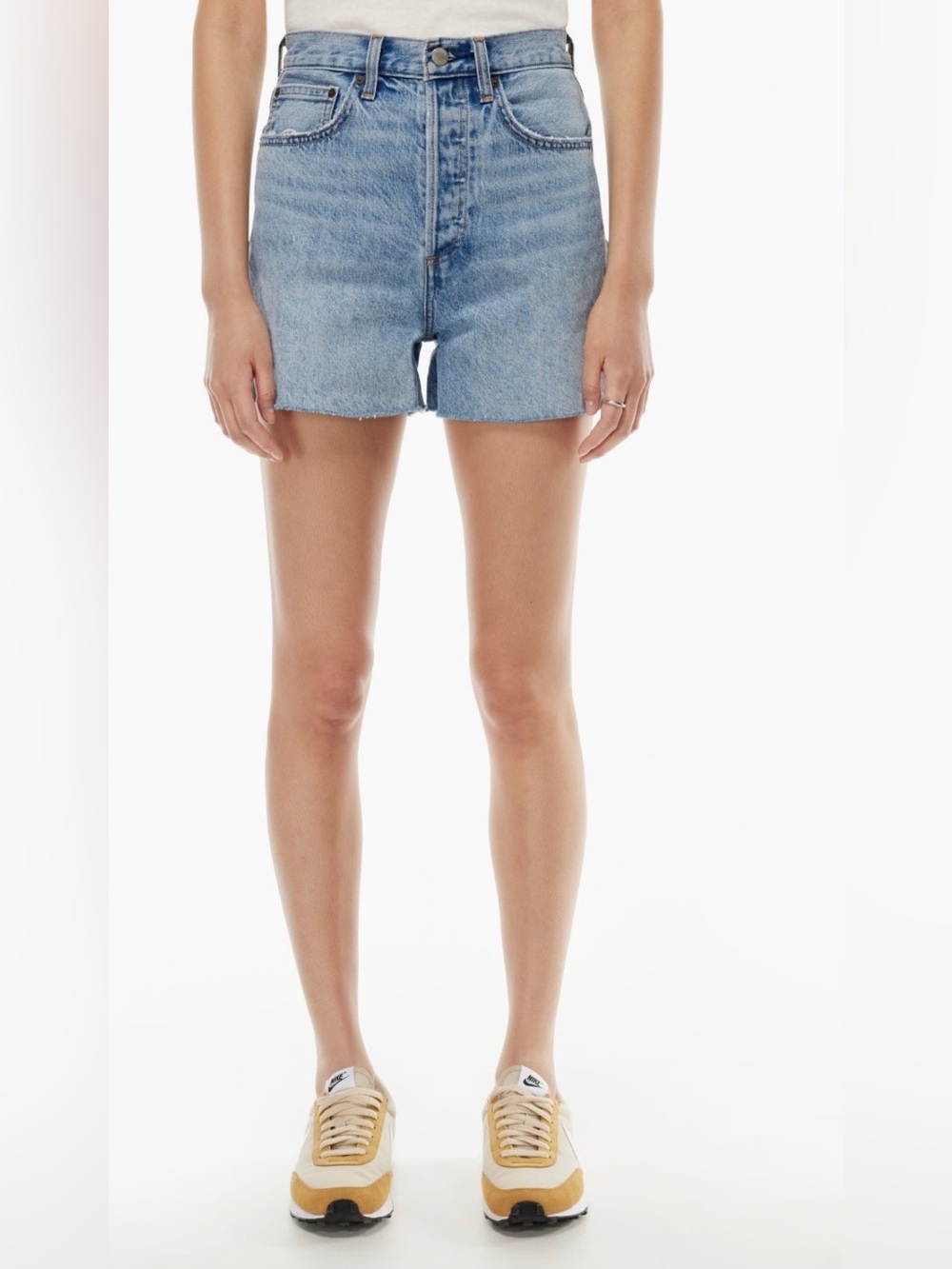 Aritzia Denim Forum Joni Loose Shorts | Size 27 | Relaxed High Rise Denim Shorts